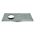 PREMOUNTING 13" WITH LIP - 3" HOLE SIZE PLATE FOR RECESSED LED