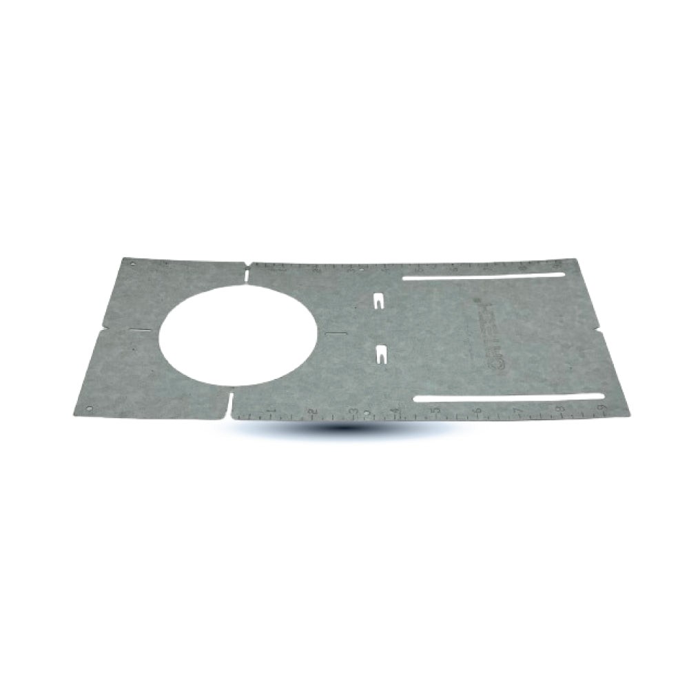 PREMOUNTING 13" LONG - 3" HOLE SIZE PLATE FOR RECESSED LED
