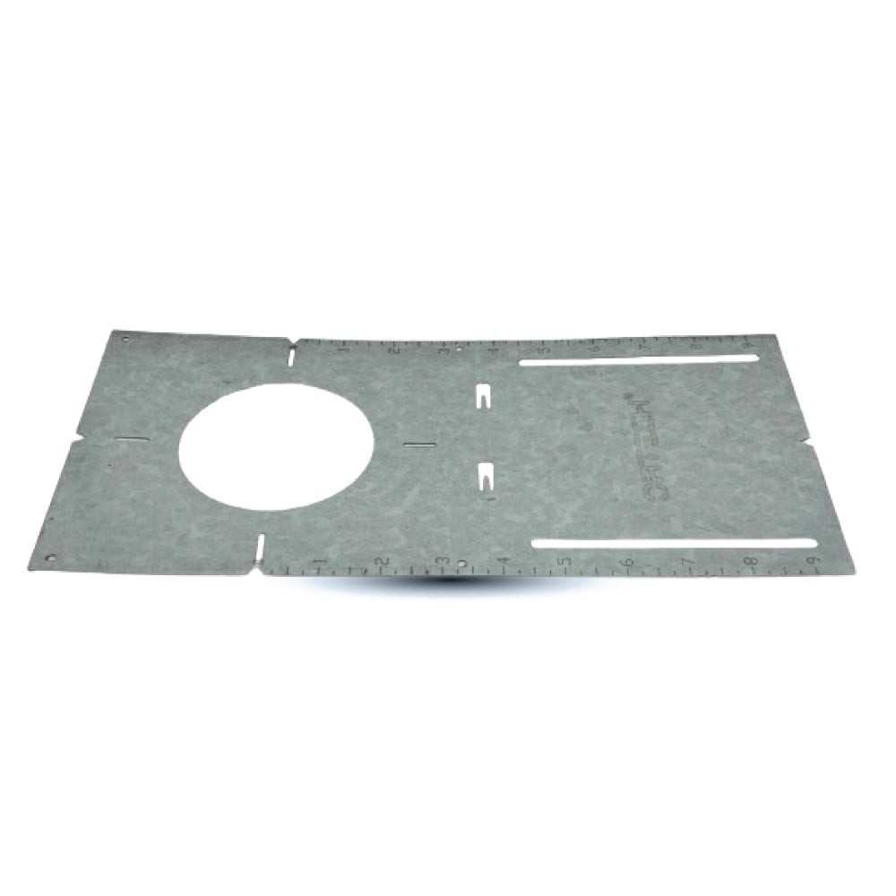 PREMOUNTING 13" LONG - 3.5" HOLE SIZE PLATE FOR RECESSED LED  COMPATIBLE W/ SLIM-RG3-5CCT & SLIM-RG4-5CCT