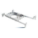 PLAQUE 3" POUR LUMINAIRE MINCE AVEC BARRE DE SUSPENSION 4 DIRECTIONS