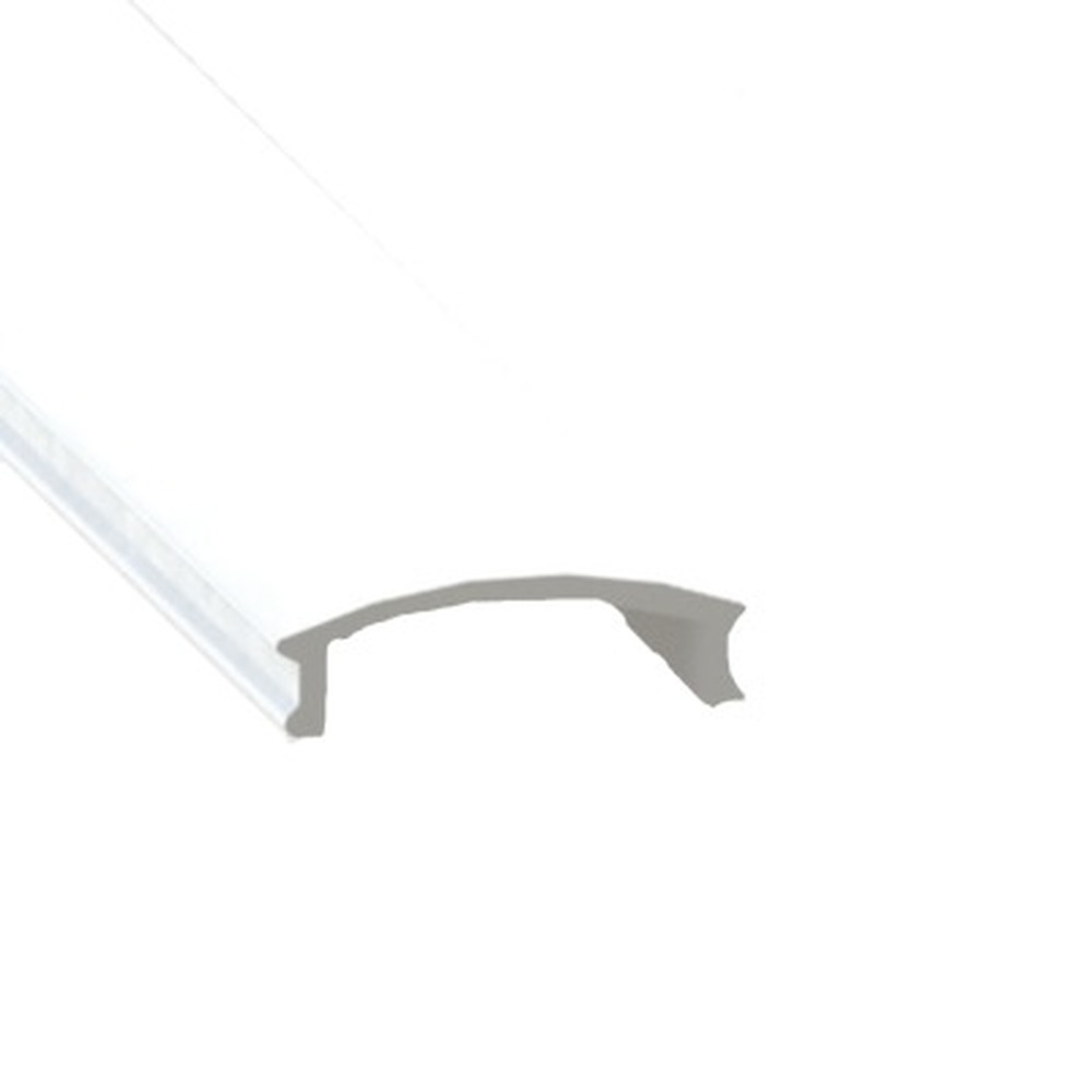 Aluminium Extrusion - Recessed - With Accessories - 8ft Kit - White