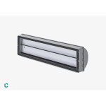 TRIMLESS RECESSED ALUMINUM PROFILE 6114A WITH 2 ENDCAPS & PC COVER 10FT SILVER
