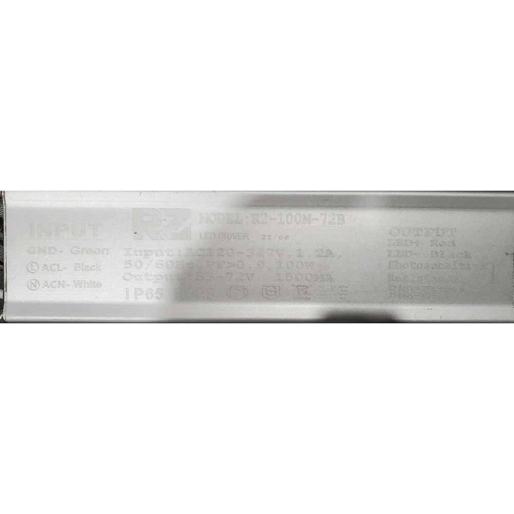 LED Driver RZ 120-347VAC 55-72VDC 100W 1.5A Dim. 1-10VDC IP65 photo.