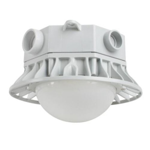Marine light 6" 20W 100-277V 30K grey frost dim 0-10V DLC Premium - DLC ID S-G6BX5U - 3 -060 Lumens