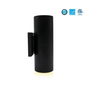 LED CYLINDRICAL WALL SCONCE 120V-277V - 5CCT (2700K - 1000K - 1500K - 1000K - 1000K) 20W - 1750LMN (50%UP/50%DOWN) -