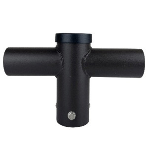 Twin Spoke Round Pole Mount - 180 Deg - 2-3/8" O.D. Tenon