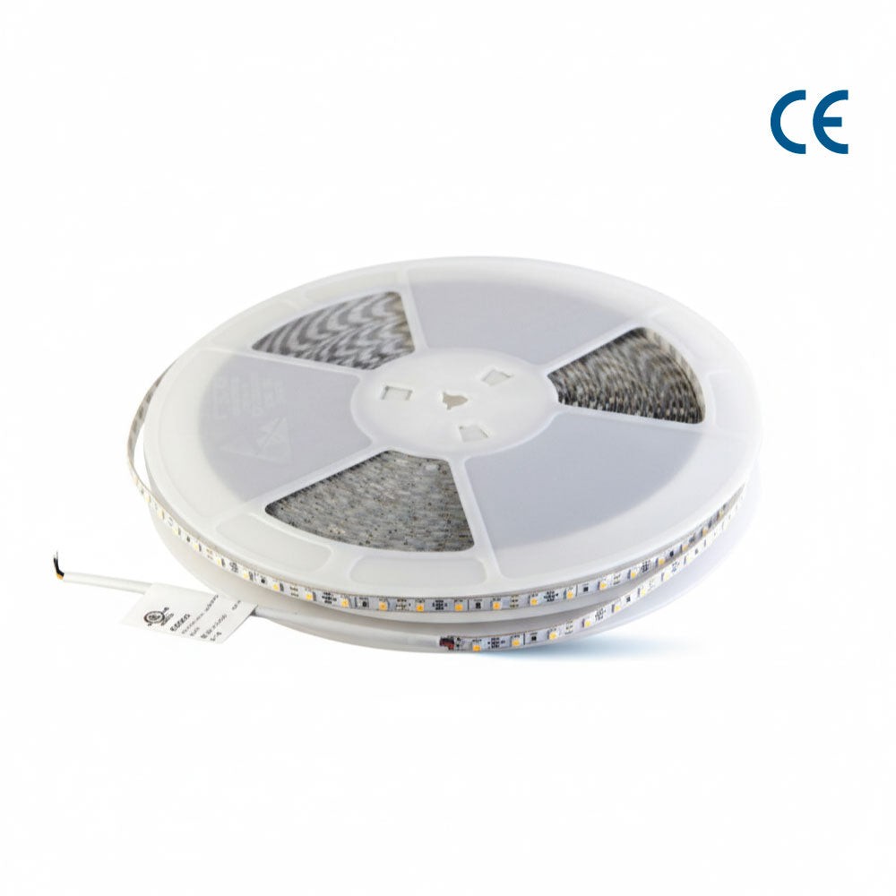 25 METER LED STRIP/TAPE LIGHT - 4.8W/METER - CUTTABLE EVERY 50MM - 3000K