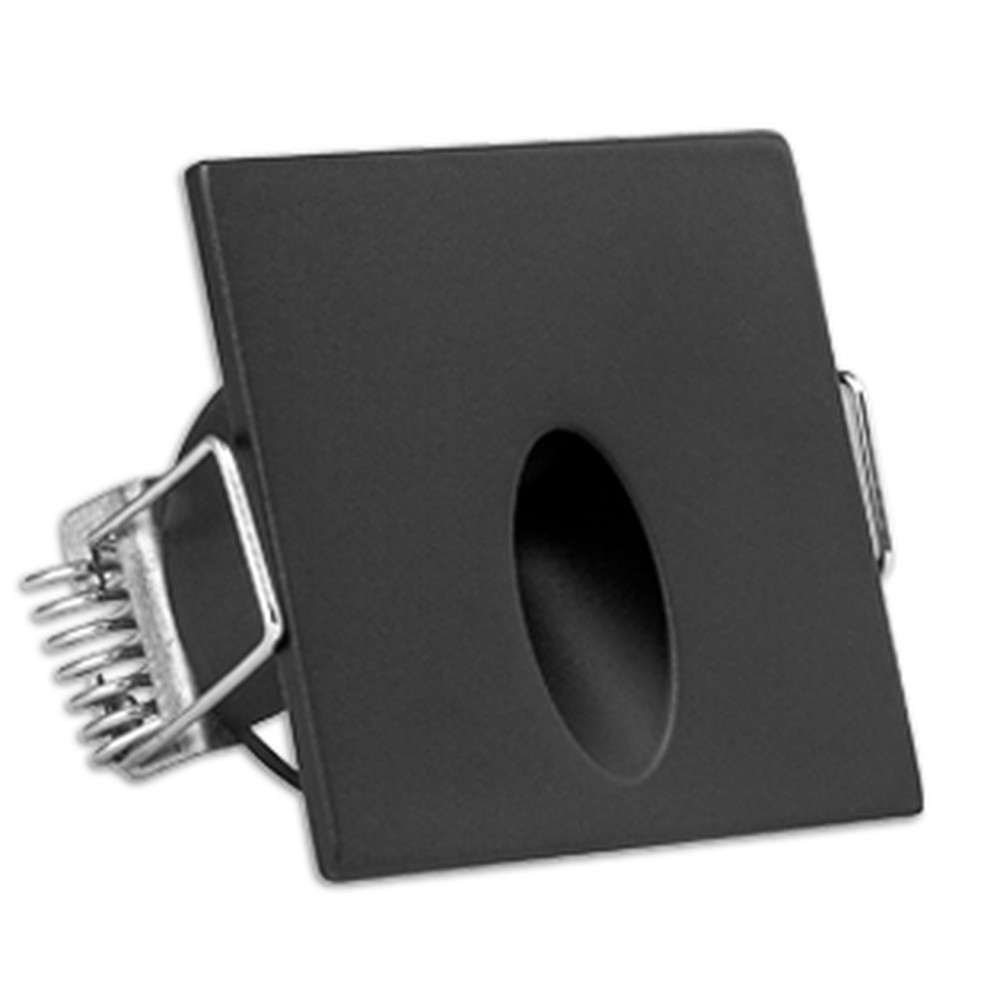 SL-44S - CARRÉ - 2W - 12V - 30K - 180 LUMENS. 17/8 X 17/8 X 2 HAUTEUR. TROU À PERCER 13/4. TRANSFORMATEUR NON-INCLUS