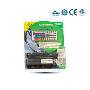 5 METER LED STRIP LIGHT KIT - RGB - WITH REMOTE INCLUDED IN PACKAGING