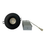 High Lumen Gimbal 4" - 5CCT Variable - 1200 Lumens - Round - Black - V3