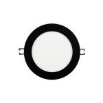 Slim Panel 6" - 5CCT Variable - 1100 Lumens - Round - Black - V4