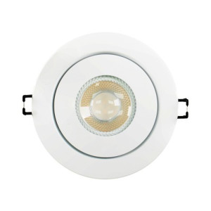 Swivel Gimbal 4" - 5CCT Variable - 750 Lumens - Round - White - V4