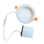 PANNEAU LED SLIM 8" 12-15-20W 120V 27-30-35-40-50K BLANC GIVRÉ DIMMABLE TRIAC