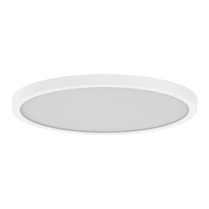 Slim Surface Mount - 12" - Round - 24W - 27/30/35/40/5000K - 120V - Triac/ELV Dimming - White