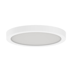 Slim Surface Mount - 7" - Round - 15W - 27/30/35/40/5000K - 120V - TRIAC/ELV Dimming - White