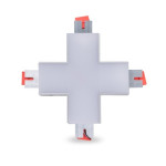 Altum Linear - Silver - CCT & Watt Var - X Connector - 120-347V - 500 Lumens - 0-10V Dimmable