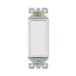 Switch - 1 Pole - 15 amp - 125V - White - V2