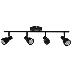 LED TRACK LIGHT FOR GU10 BULBS - SERIES 304 - 4 LIGHTS - WHITE