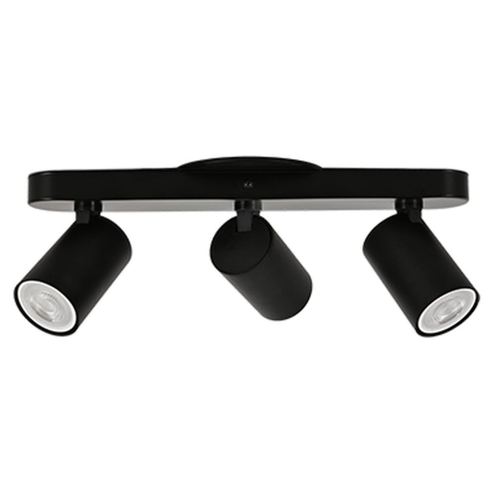 LED TRACK LIGHT FOR GU10 BULBS - SERIES 104 - 3 LIGHTS - WHITE