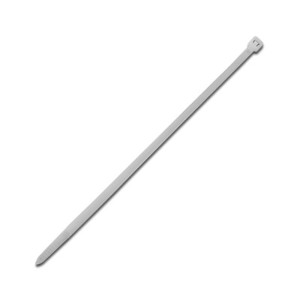 Zip tie - 8" - 75lb - White - Bag of 100 - V2