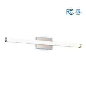 34 INCH LED WALL VANITIES (ROUND) 120V-277V - 5CCT (2700K - 1000K - 1500K - 1000K - 1000K) 25W - 2600LMN - 120° BEAM