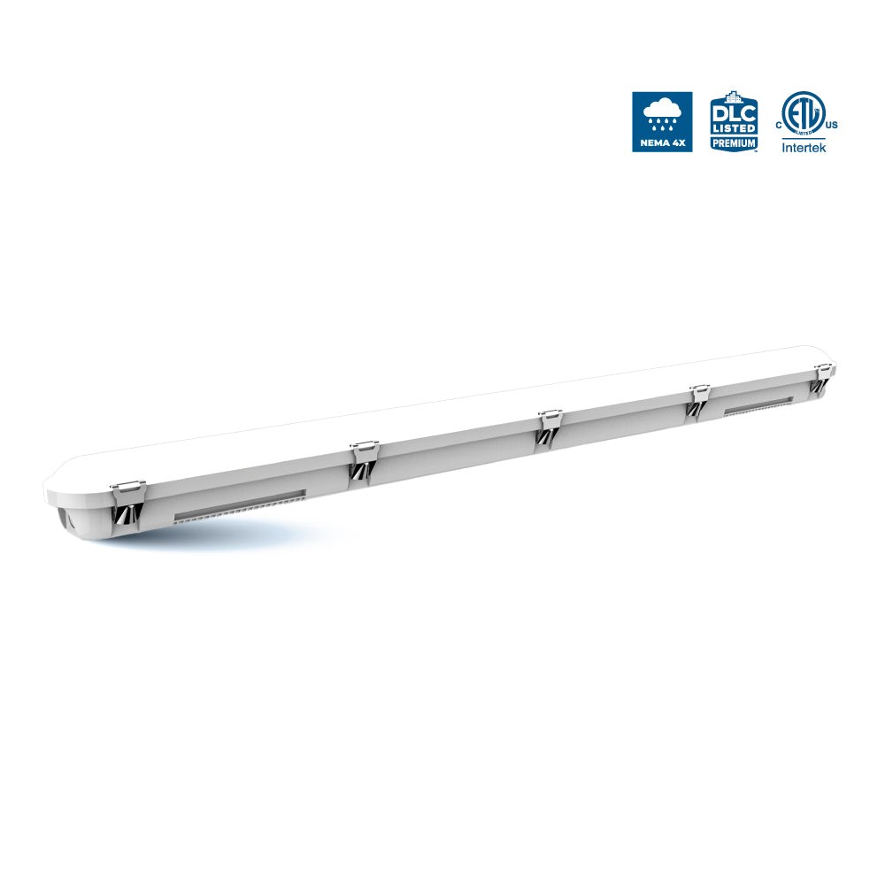 VAPOR TIGHT LED LUMINAIRE WITH MOTION SENSOR - 3CCT (3500K - 1000K - 1000K) AND WATTAGE (30W - 10W - 50W)