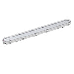 Vapor tight 4ft 45W 100-277V 50K white clear dim 0-10V