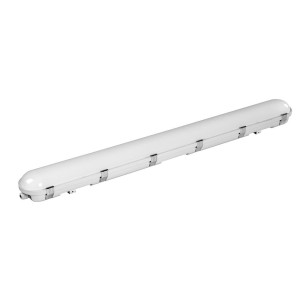 Vapor tight 4ft 56W 100-277V 50K white frost dim 0-10V DLC Premium - DLC ID S-ILDCEF - 7 -032 Lumens