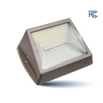 LUMINAIRE LED MURAL (WALL PACK) AVEC COUVERCLE EN VERRE - 3CCT (3K - 4K - 5K) ET PUISSANCE (80W - 100W - 120W)