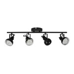 LED TRACK LIGHT FOR GU10 BULBS - SERIES 215 - 4 LIGHTS