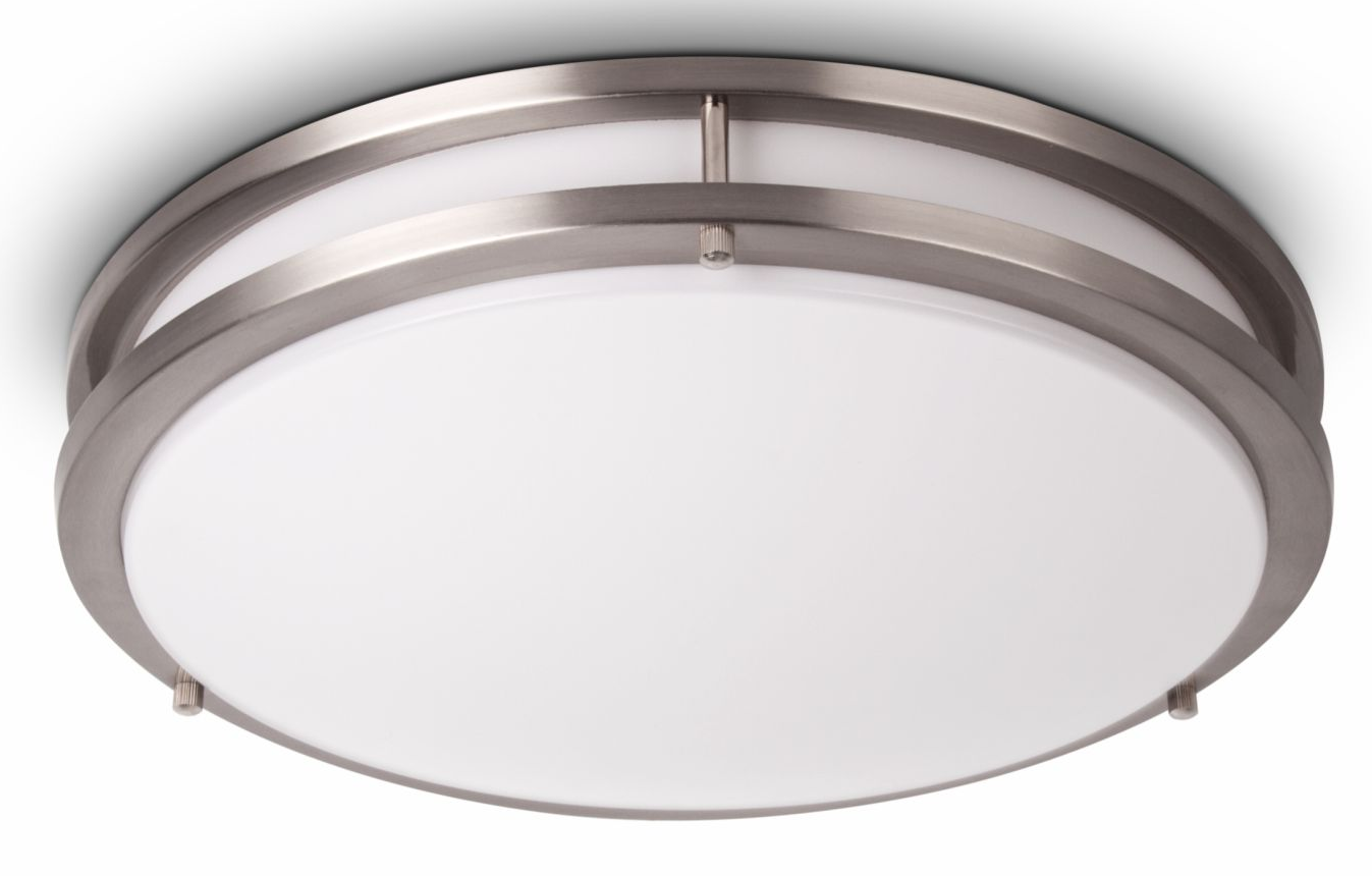 LED FLUSHMOUNT DOUBLE RING 14'' 26W