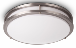 LED FLUSHMOUNT DOUBLE RING 16'' 33W
