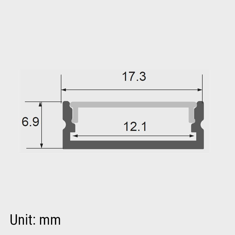 LED ALUMINUM PROFILE 610RS