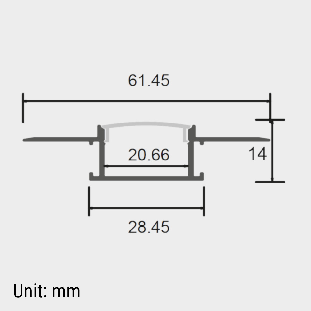 LED ALUMINUM PROFILE Q5M