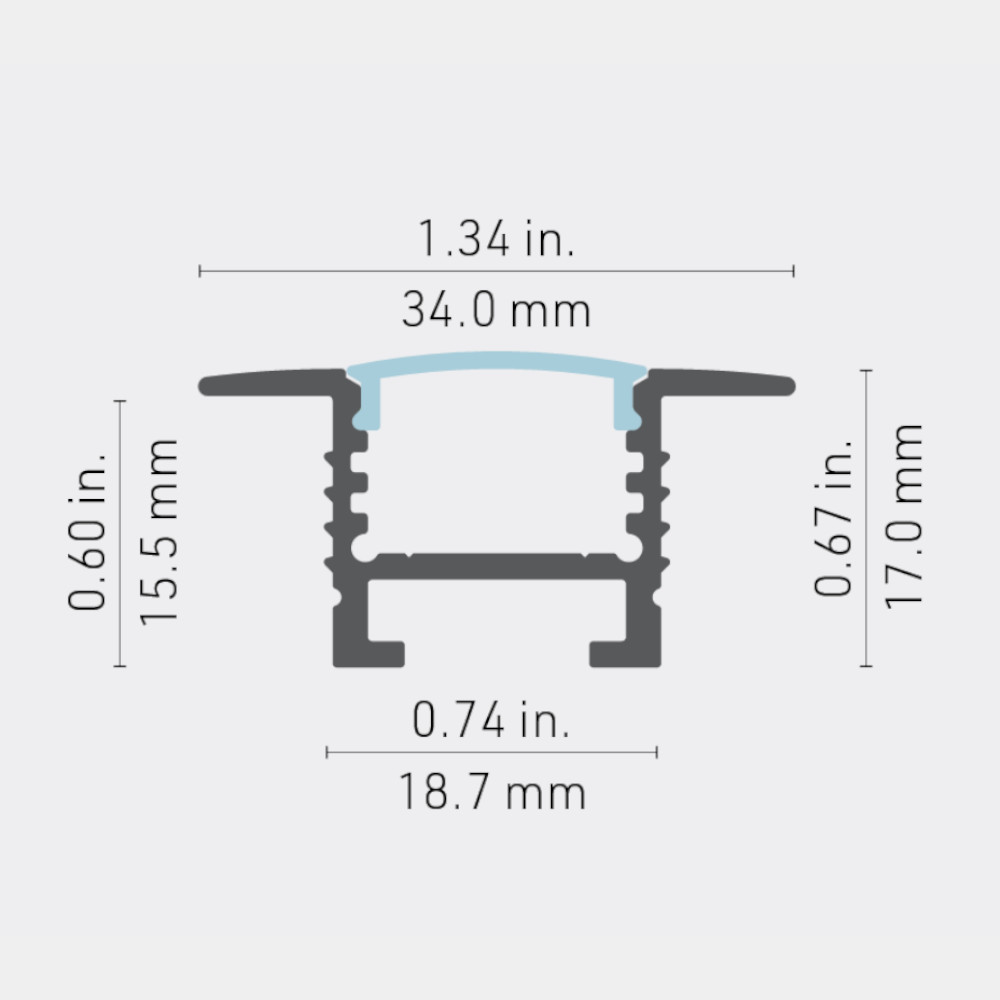 LED ALUMINUM PROFILE 1500