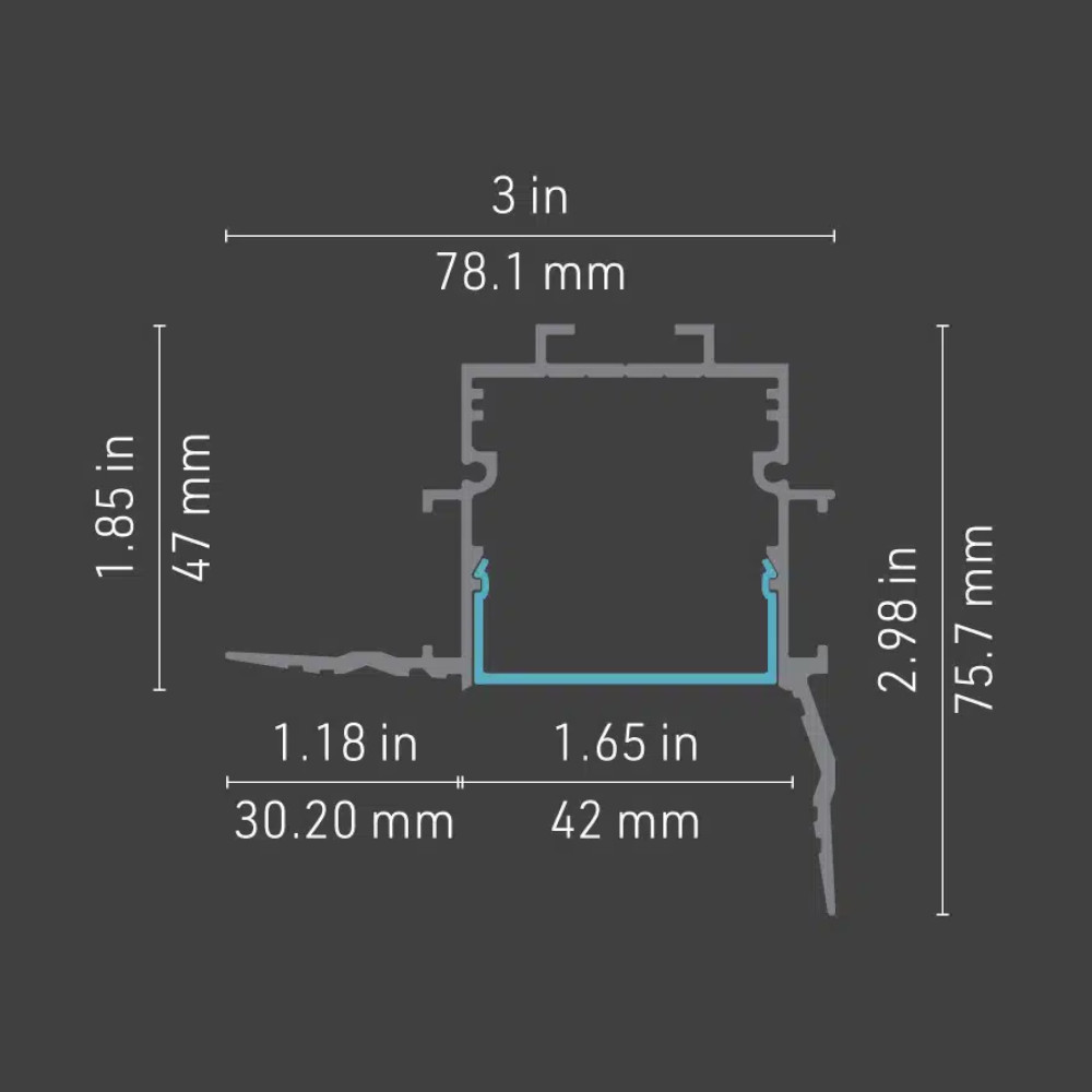 LED ALUMINUM PROFILE 8540 PRO