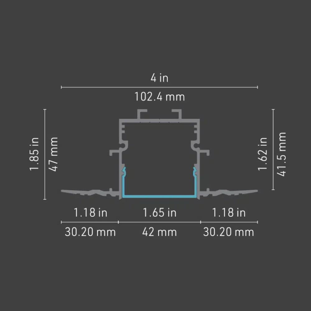 LED ALUMINUM PROFILE 8550 PRO