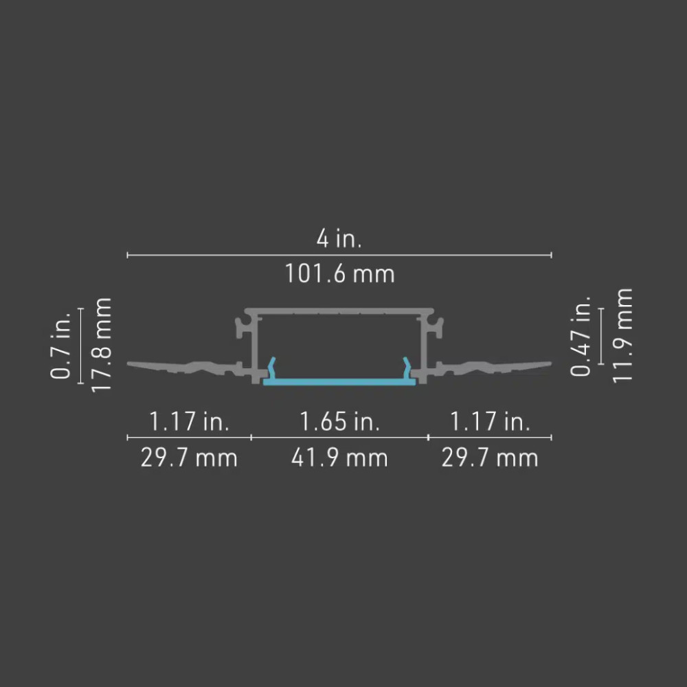 LED ALUMINUM PROFILE 8870 PRO