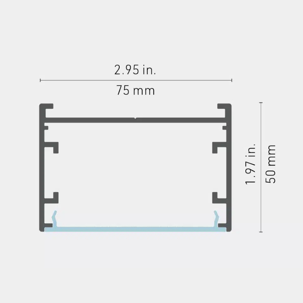 LED ALUMINUM PROFILE 9820