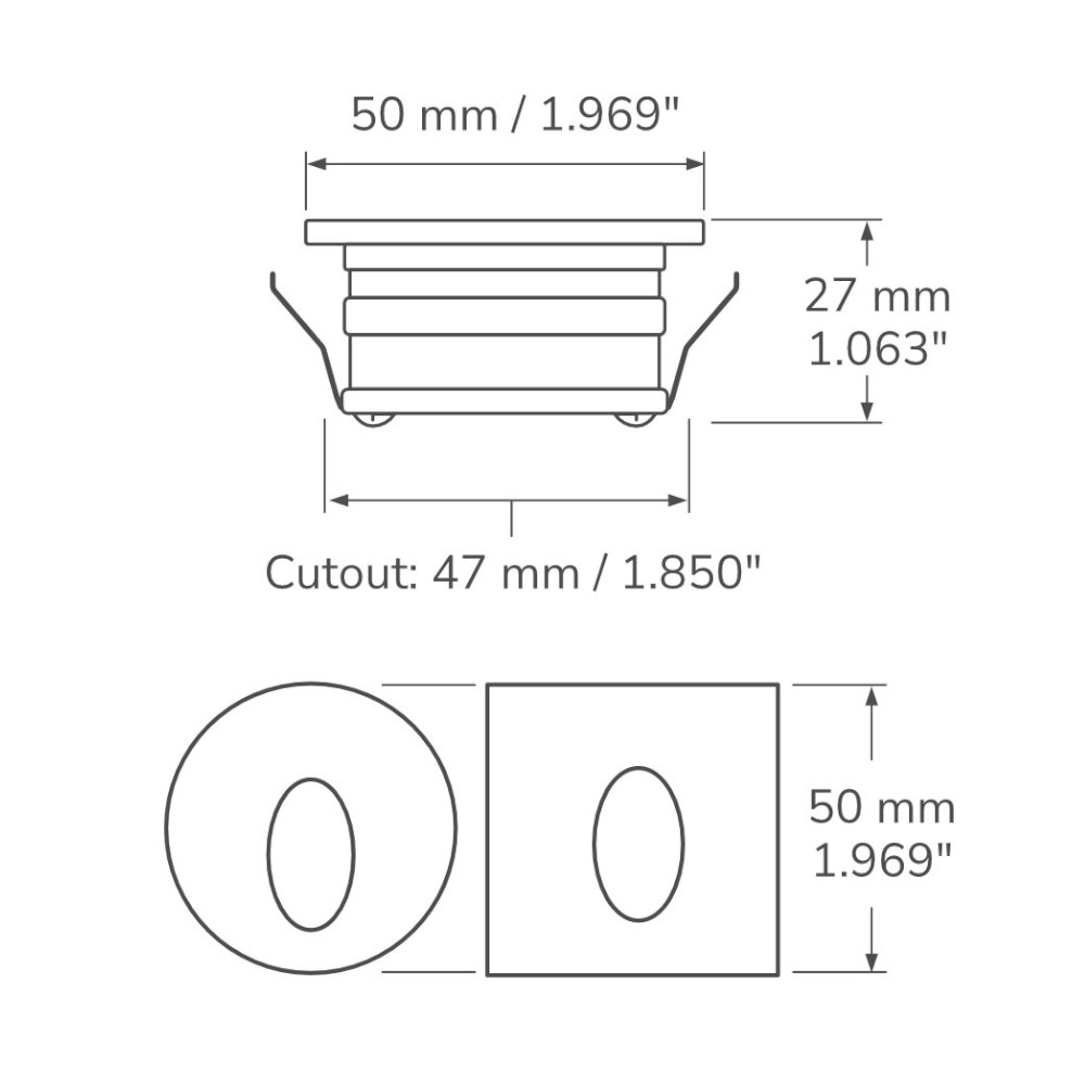 LED PUCK LIGHT 600 ROUND