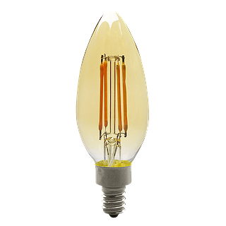 FILAMENT ARTISAN II, B10, 5.5W, 450LM, CRI 90, 22K, DIMMABLE, AMBER