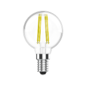FILAMENT ARTISAN II, G16.5, 5.5W, 500LM, CRI 90, 30K, DIMMABLE, E12, CLEAR