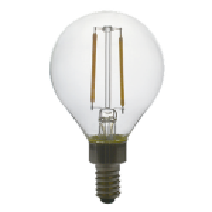 FILAMENT ARTISAN G16.5, LOWFLICKER, 5W, 500LM, 27K, E12, DIMMABLE, CLEAR