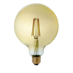 FILAMENT ARTISAN G40, LOW FLICKER, 5W, 500LM, 22K, DIMMABLE, AMBER