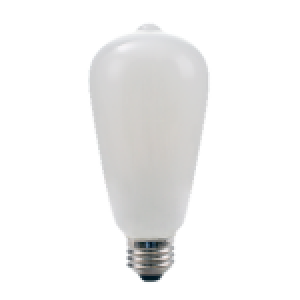 FILAMENT ARTISAN ST19, LOW FLICKER, 5W, 450LM, 30K, DIMMABLE, MILKY WHITE