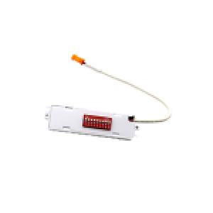 DELTALUM EC2 STRIP 12V DC LOVO MICROWAVE SENSOR (DEFAULT SETTING, TRIM LEVEL 100%, SENSITIVITY HIGH, HOLD TIME 15, STANDBY DIM 50%, STANDBY TIME ~, PHOTOCELL OFF)