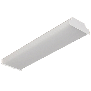 DL-WA2 DELTALUM HINGED WRAP LIGHT, 4FT, SELECTABLE WATTAGE 40-35-30W, (5200-4550-3900LM), SELECTABLE CCT 35-40-50K, 120-347V, 0-10V, DIM.