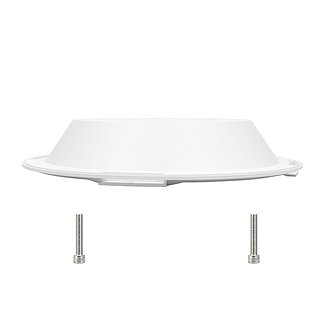 ENDURA 11" DIA. WHITE, SURFACE SEMI-FLUSH MTG. KIT.