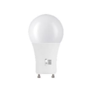 HD A19, 9W, 800LM, 27/30/35/40/50K, 15,000HRS, DIMMABLE, FROST, GU24