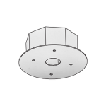 PRO-EC STRIP J-BOX COVER PLATE, WHITE